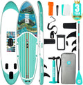 Niphean Inflatable Stand Up Paddle Board with SUP Accessories, Anti-Slip EVA Deck, 10'6'' Inflatable Paddle Boards for Adults & Youth of All Skill Levels