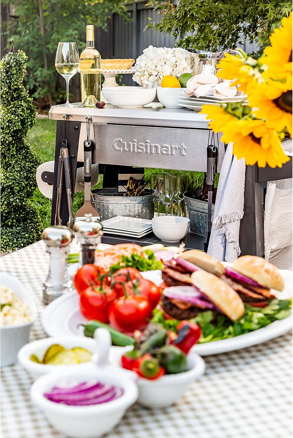 Cuisinart CPT-194 Outdoor Stainless Steel Grill Prep Table