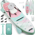 12'x36 Inflatable Paddle Board, 500lbs Extra Wide Stand Up Paddleboard for Adults with Premium SUP Accessories Kit & Backpack, Blow Up Kayak Non-Slip Stable Deck Boat for Yoga Fishing Surf