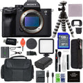 Sony Alpha a7S III Mirrorless Full Frame Camera Bundle with Extra Battery, 128GB Memory Card, Flexible Tripod, Connect LED Light + More | Sony a7SIII