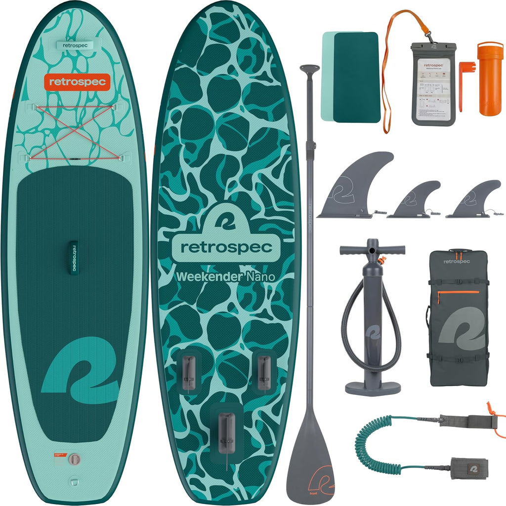 Retrospec Weekender-Nano 8ft. Inflatable Stand Up Paddleboard