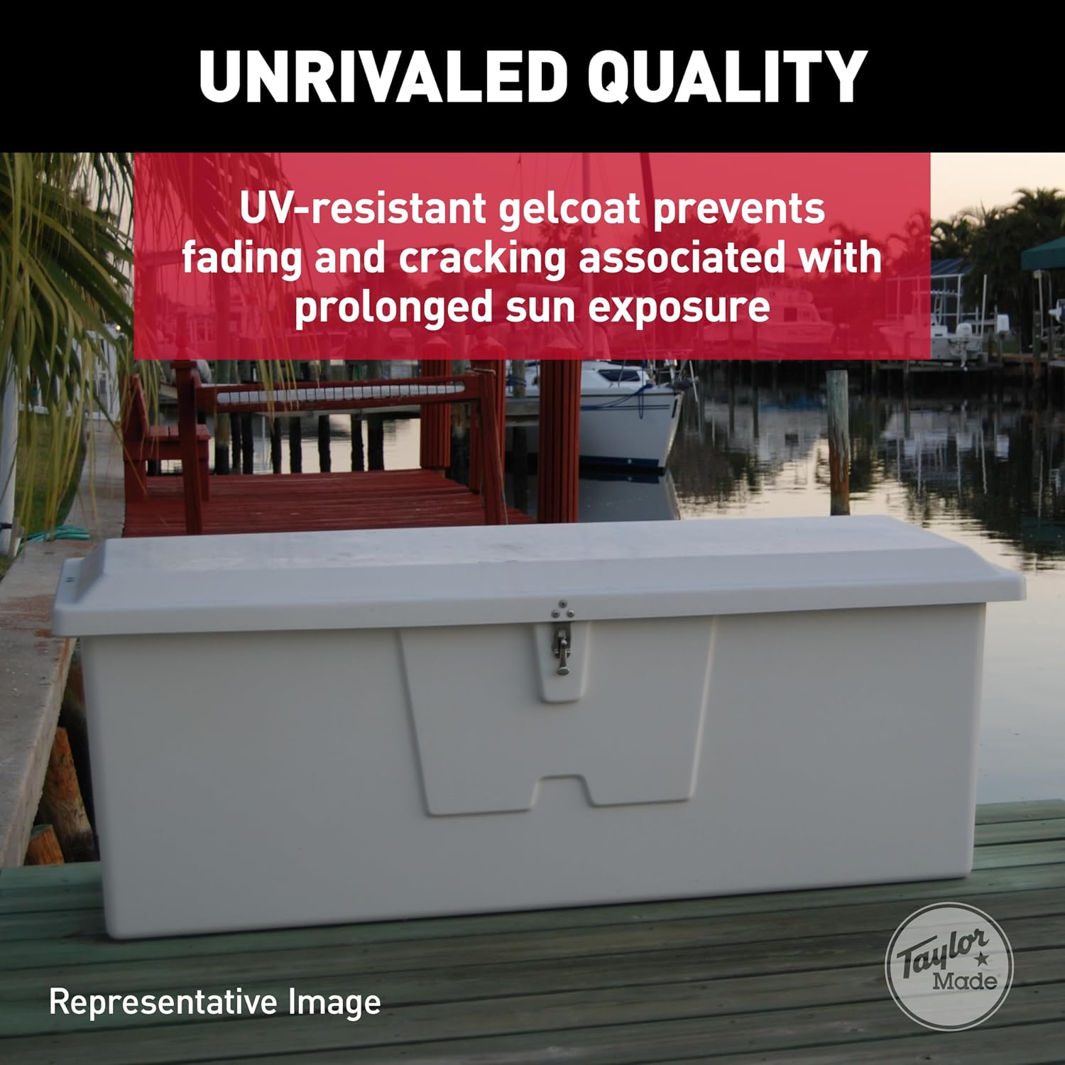 Taylor Made Stow N' Go Fiberglass Dock Box