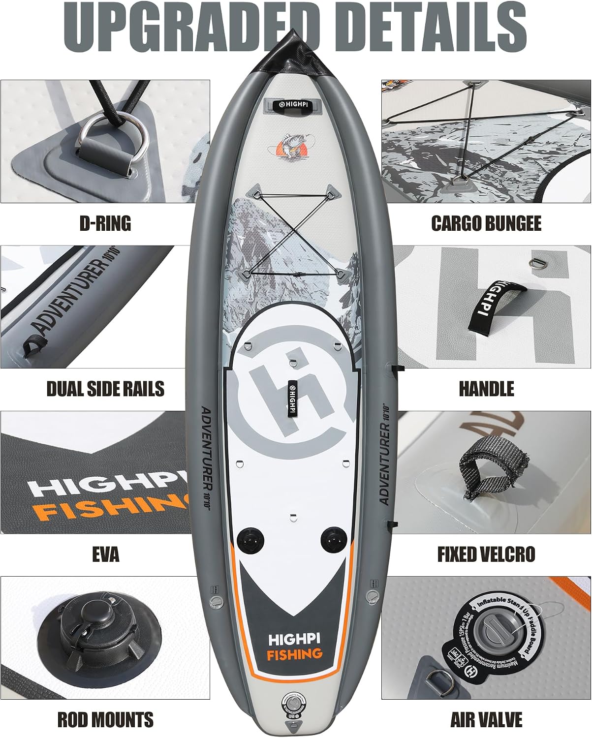 Inflatable Stand Up Paddle Board for Youth and Adults – Wide Sup with Premium Accessories, Blow Up Paddleboard for Surfing, Fishing, Yoga & More