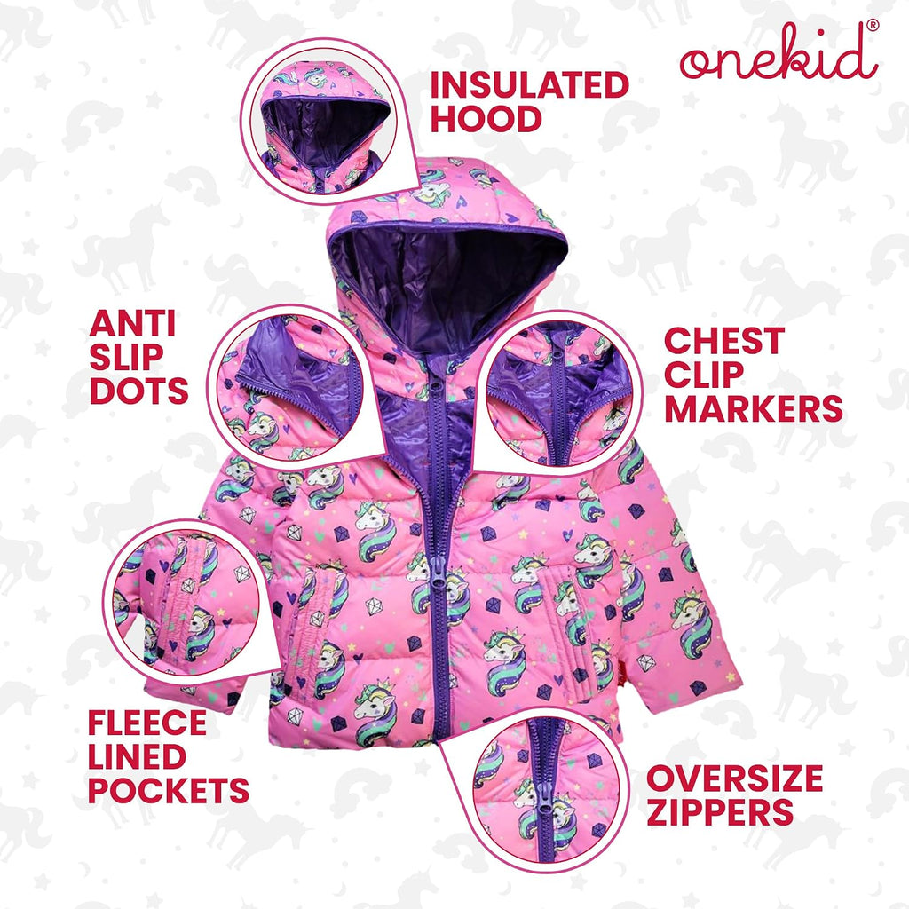 ONE KID The Road Coat Down | Car Seat Safe Winter Jacket | Crash Tested | Unisex | 12 Months-8 Years
