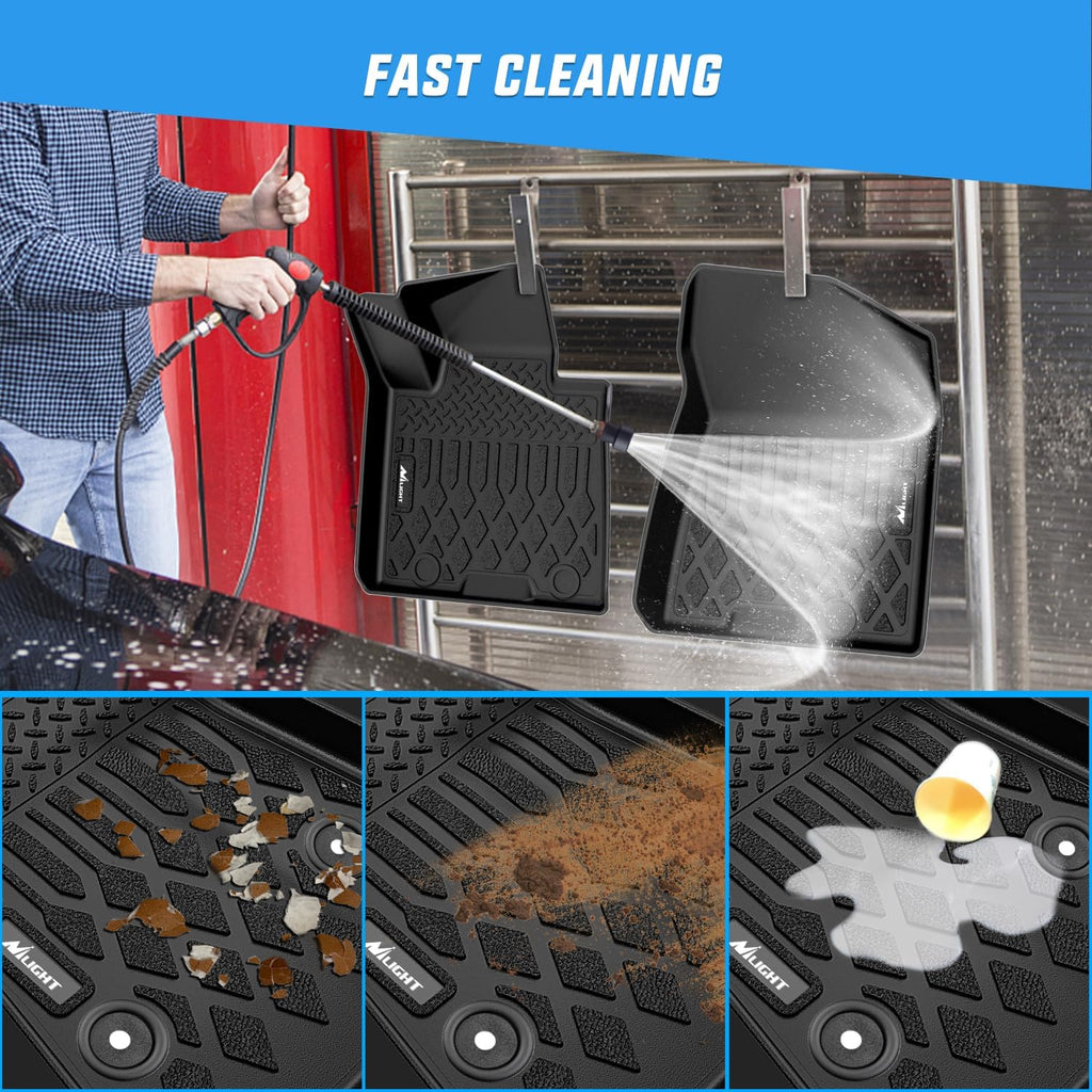 Nilight TPE Floor Mats for Hyundai Tucson 2016 2017 2018 2019 2020 2021 All Weather Custom Fit Heavy Duty Floor Liners