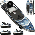 iTAOSTAR Novelty 11'6' x 35' Inflatable Stand Up Paddle Board with Seat- Stable SUP Board for Adults - Portable Paddleboard for Yoga, Surfing, Fishing - Includes Full Accessories Kit