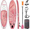 FBSPORT 11' Premium Stand Up Paddle Board, Yoga Board with SUP Accessories & Carry Bag | Wide Stance, Surf Control, Non-Slip Deck, Leash, Paddle and Pump for Youth & Adult