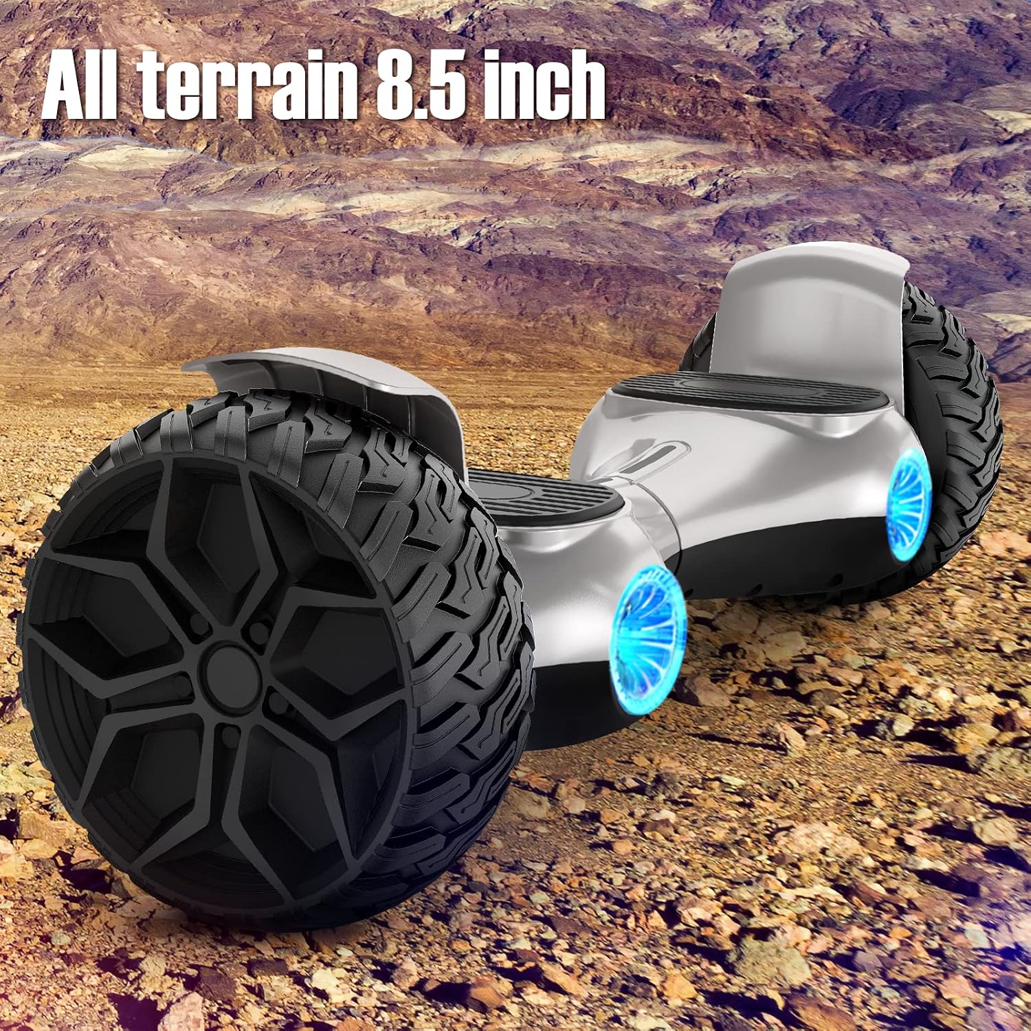 LIEAGLE Hoverboard, 6.5' Self Balancing Scooter Hover Board with Bluetooth Wheels LED Lights for Kids Adults