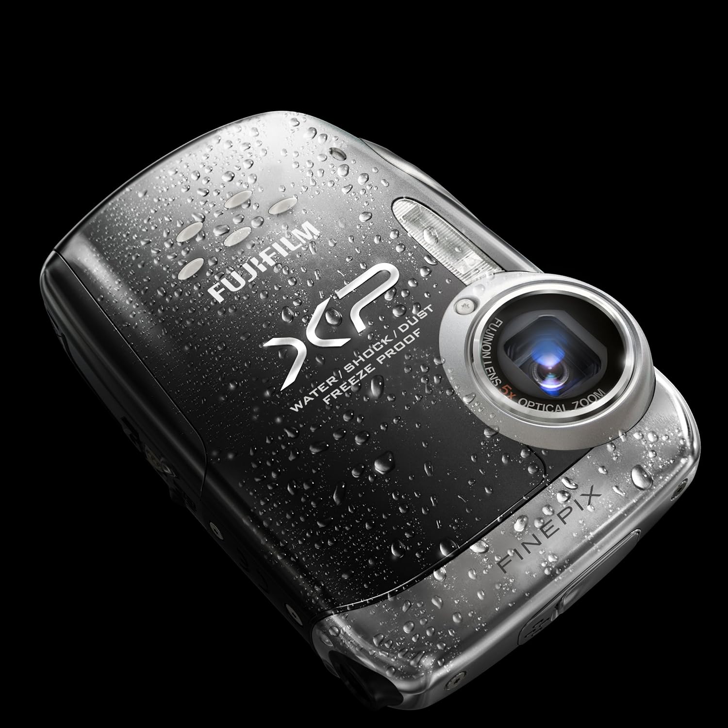 Fujifilm FinePix XP10 12 MP Waterproof Digital Camera with 5x Optical Zoom and 2.7-Inch LCD (Black)