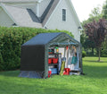 Scotts 6' x 6' x 6' All Season Outdoor Storage Shed with Waterproof Cover, Green