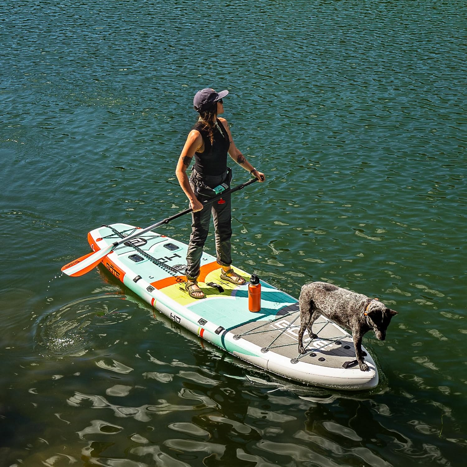 BOTE HD Aero Inflatable Stand Up Paddle Board MAGNEPod Compatible Blow Up iSUP with Paddle Travel Backpack Adults Kids Family Friendly 11 FT 6 in Size Multiple Colors