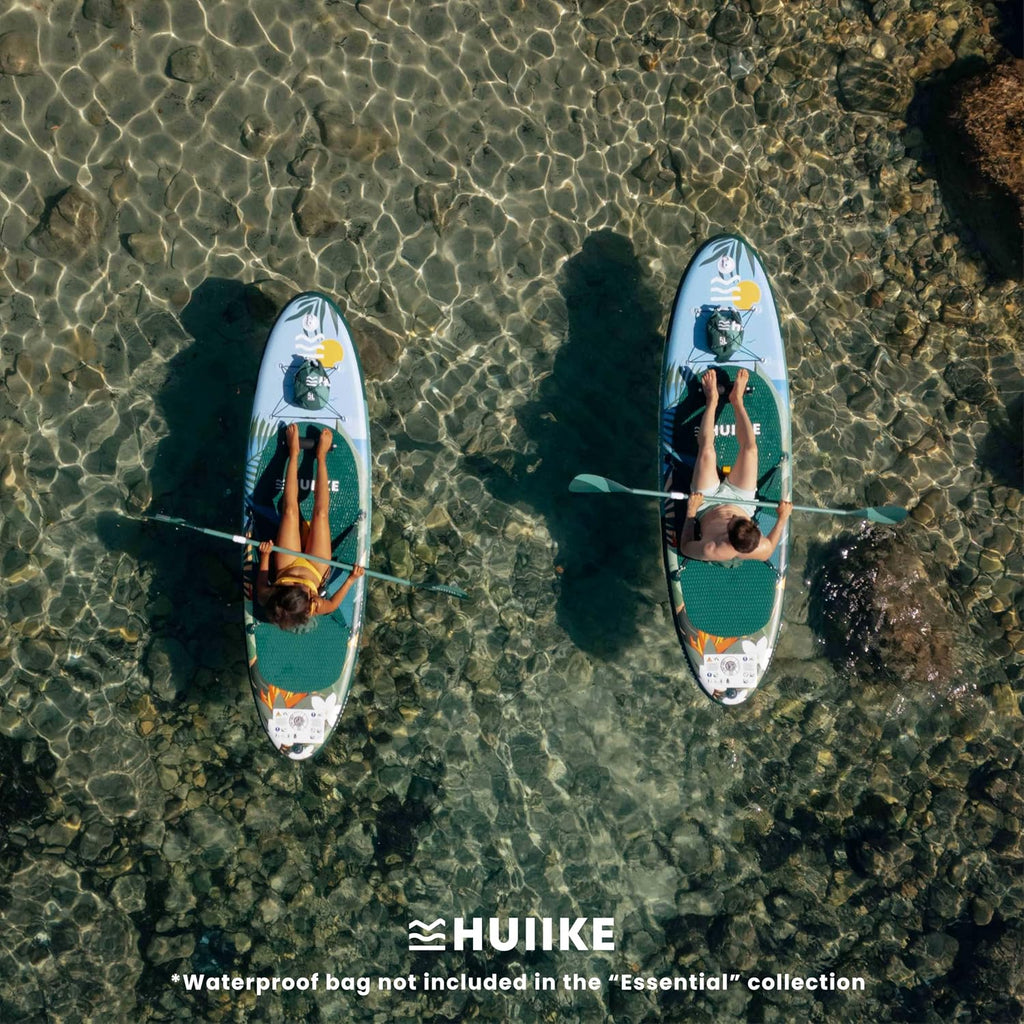 HUIIKE Inflatable Paddle Board for Adults with Accessories Included, Oar, Fins, Pump. Stand Up Paddleboard Great Stability and Resistance. 10' x 33' x 5.9', Maximum Load 286 lb