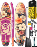 YASKA Inflatable Stand up Paddle Board 11ft with Premium SUP Accessories,Extra Wide Design Non-Slip Paddleboard for Beginner Adults Advenor Yoga Fishing