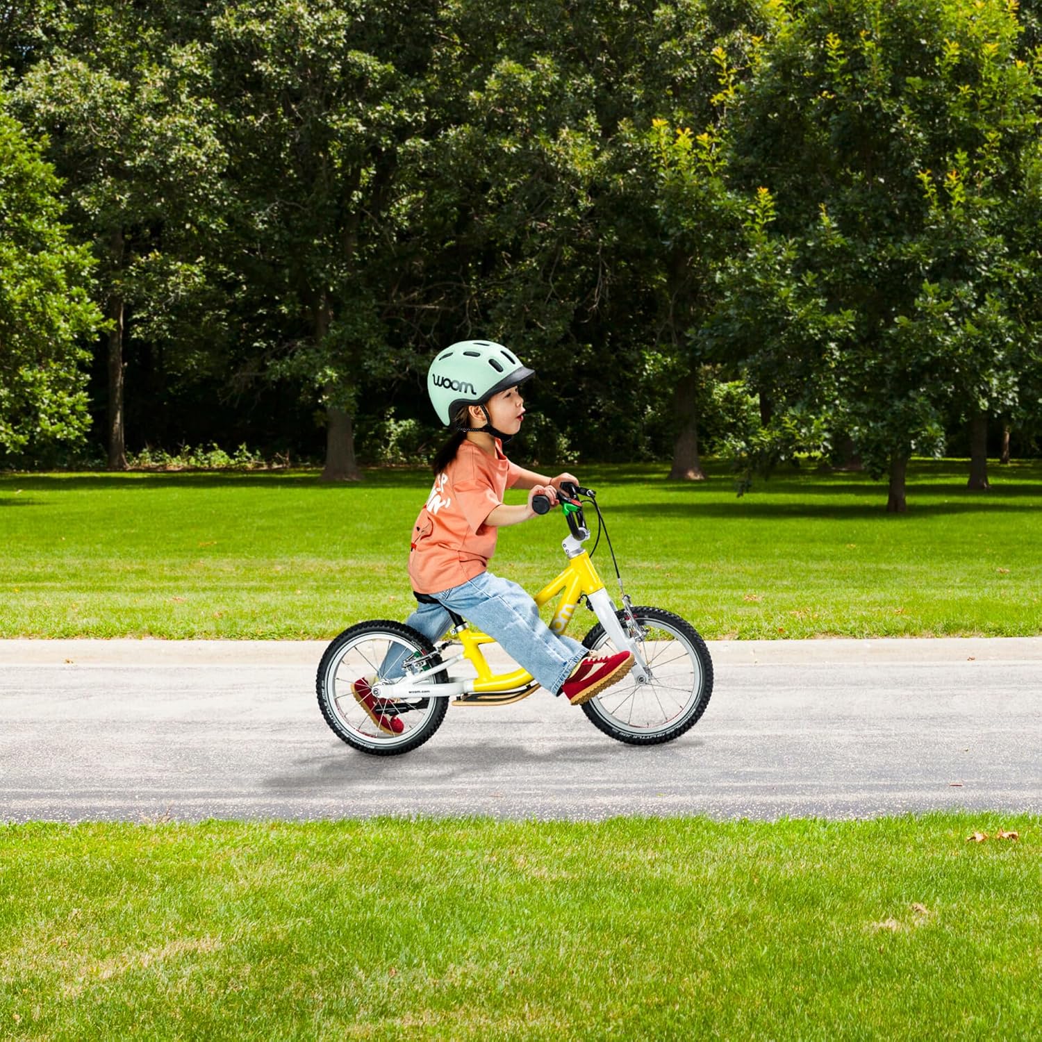 woom GO 1 & GO 1 Plus Balance Bike for Toddlers & Kids 18 Month to 4.5 Years Old, 12-Inch & 14-Inch Lightweight Bicycles for Boys & Girls