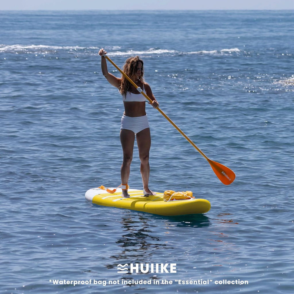 HUIIKE Inflatable Paddle Board for Adults with Accessories Included, Oar, Fins, Pump. Stand Up Paddleboard Great Stability and Resistance. 10' x 33' x 5.9', Maximum Load 286 lb
