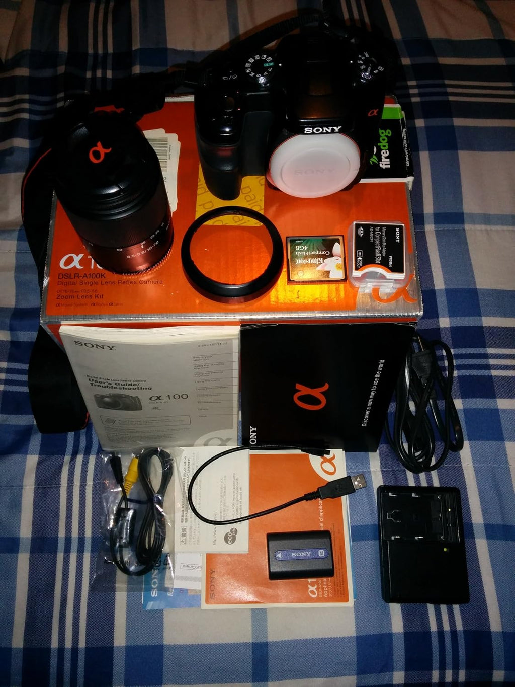 Sony Alpha A100K 10.2MP Digital SLR Camera Kit with 18-70mm f3.5-5.6 Lens