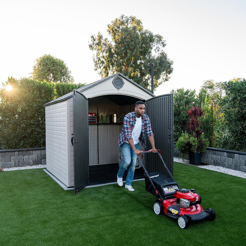 Lifetime Outdoor Storage Shed, 8 x 7.5 Foot
