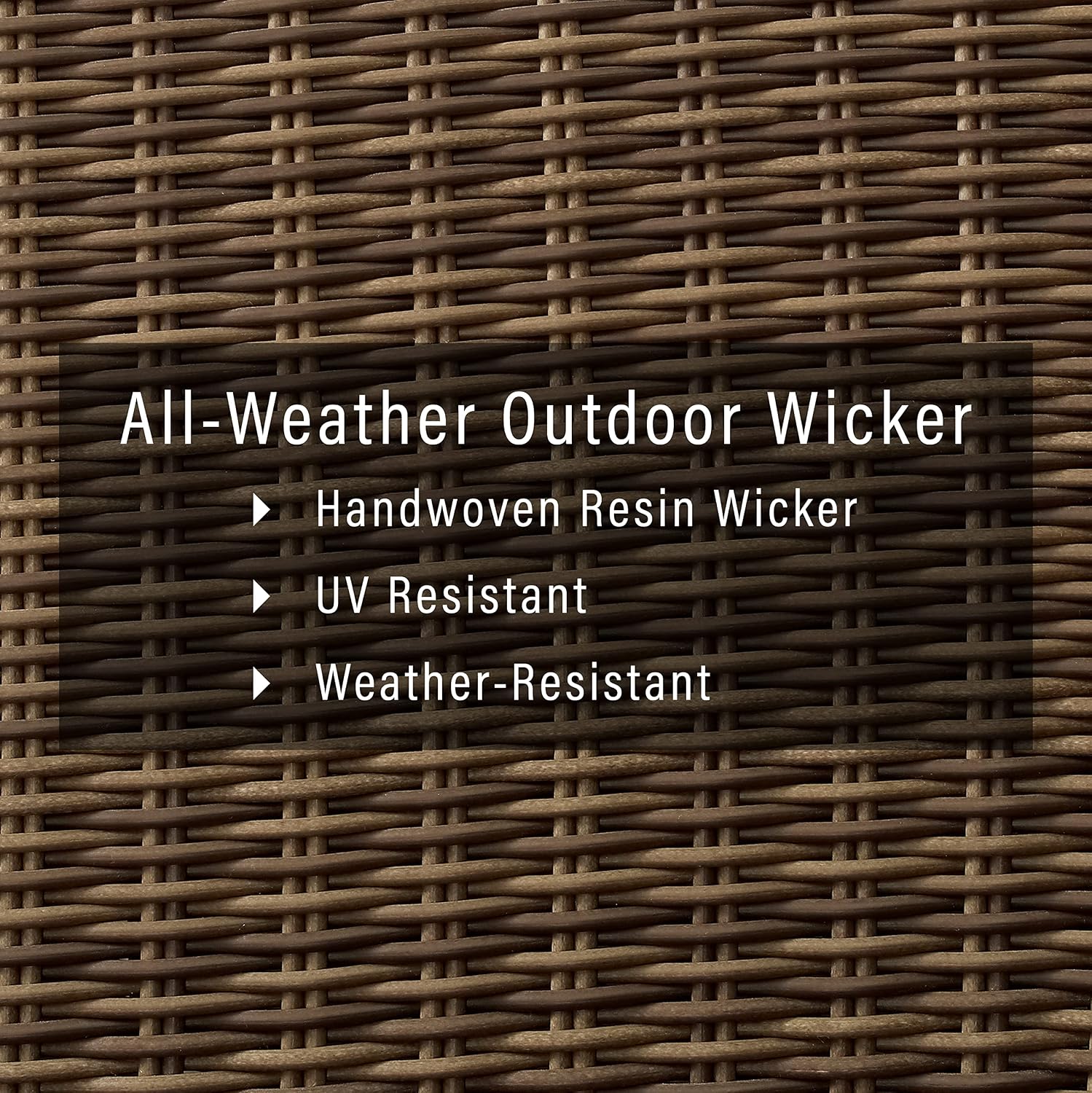 Crosley Furniture Bradenton Wicker Outdoor Storage Box for Patio Furniture Cushions, Pool Floats, Garden Tools, Brown