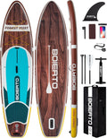 Inflatable Stand Up Paddle Board 10'8'*34'/11'*33' Extra Wide Paddle Boards for Adults, SUP with Premium Accessories & Nylon Backpack, Adjustable Paddle, Hand Pump, Bottom Fin, Leash