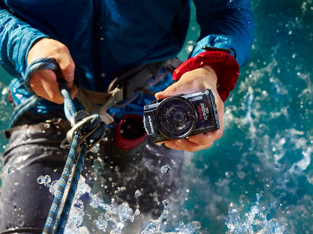 OM SYSTEM Olympus TG-3 Waterproof 16 MP Digital Camera (Black) - International Version (No Warranty)