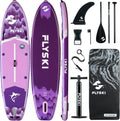 11'x34 Ultra Wide Paddleboards, Inflatable SUP&420lb Capacity for All Skill, Stand-up Paddle Board for Adults, Yoga/Fishing/Family, EVA Deck, US Fin, High-Pressure Pump, 100L Bag, Safety Leash