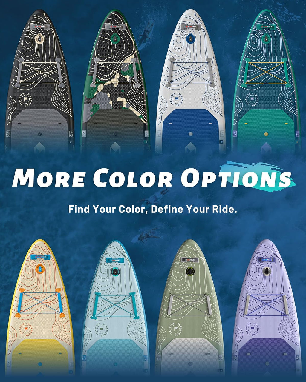 iTAOSTAR Adventure 12' × 35'/39' Inflatable Stand Up Paddle Board with Seat, Extra Wide SUP Board with 5 Fins Stable Design for Adults, Youth, All Skill Levels, Lakes, Oceans & Fishing