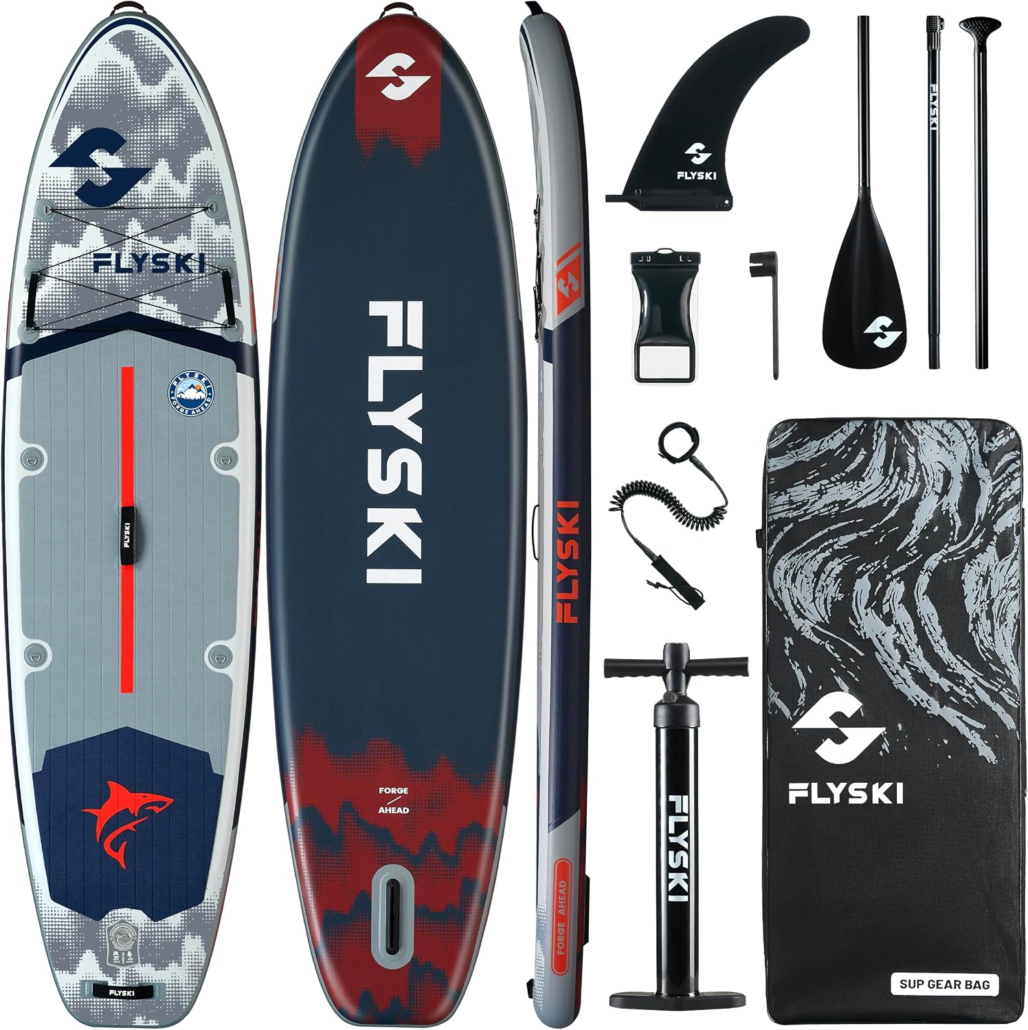 11'x34 Ultra Wide Paddleboards, Inflatable SUP&420lb Capacity for All Skill, Stand-up Paddle Board for Adults, Yoga/Fishing/Family, EVA Deck, US Fin, High-Pressure Pump, 100L Bag, Safety Leash