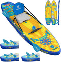 iTAOSTAR Journey 11'6' / 11'×34' / 11'×35' Extra Wide Paddle Board, One-Stop Premium SUP Board Accessories, Tailored Fins, Stable Inflatable Stand Up Paddle Boards for Youth/Adults of All Skill Levels