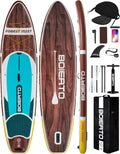 Inflatable Stand Up Paddle Board 10'8'*34'/11'*33' Extra Wide Paddle Boards for Adults, SUP with Premium Accessories & Nylon Backpack, Adjustable Paddle, Hand Pump, Bottom Fin, Leash