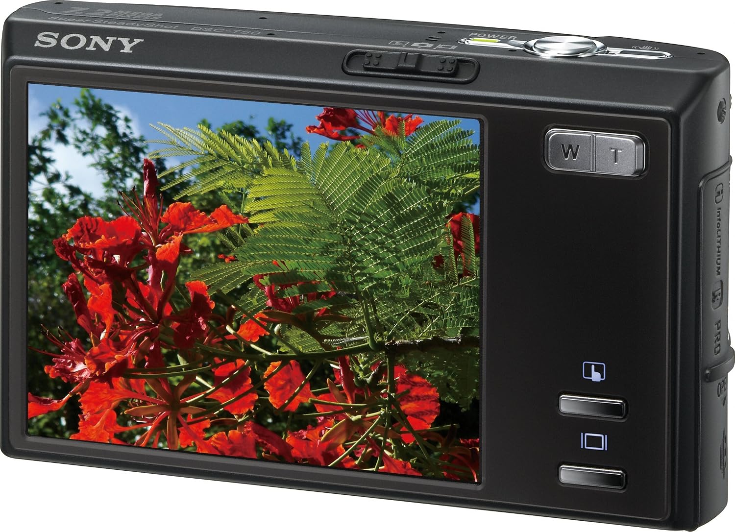 Sony Cybershot DSC-T50 7.2MP Digital Camera with 3x Optical Zoom (Black)