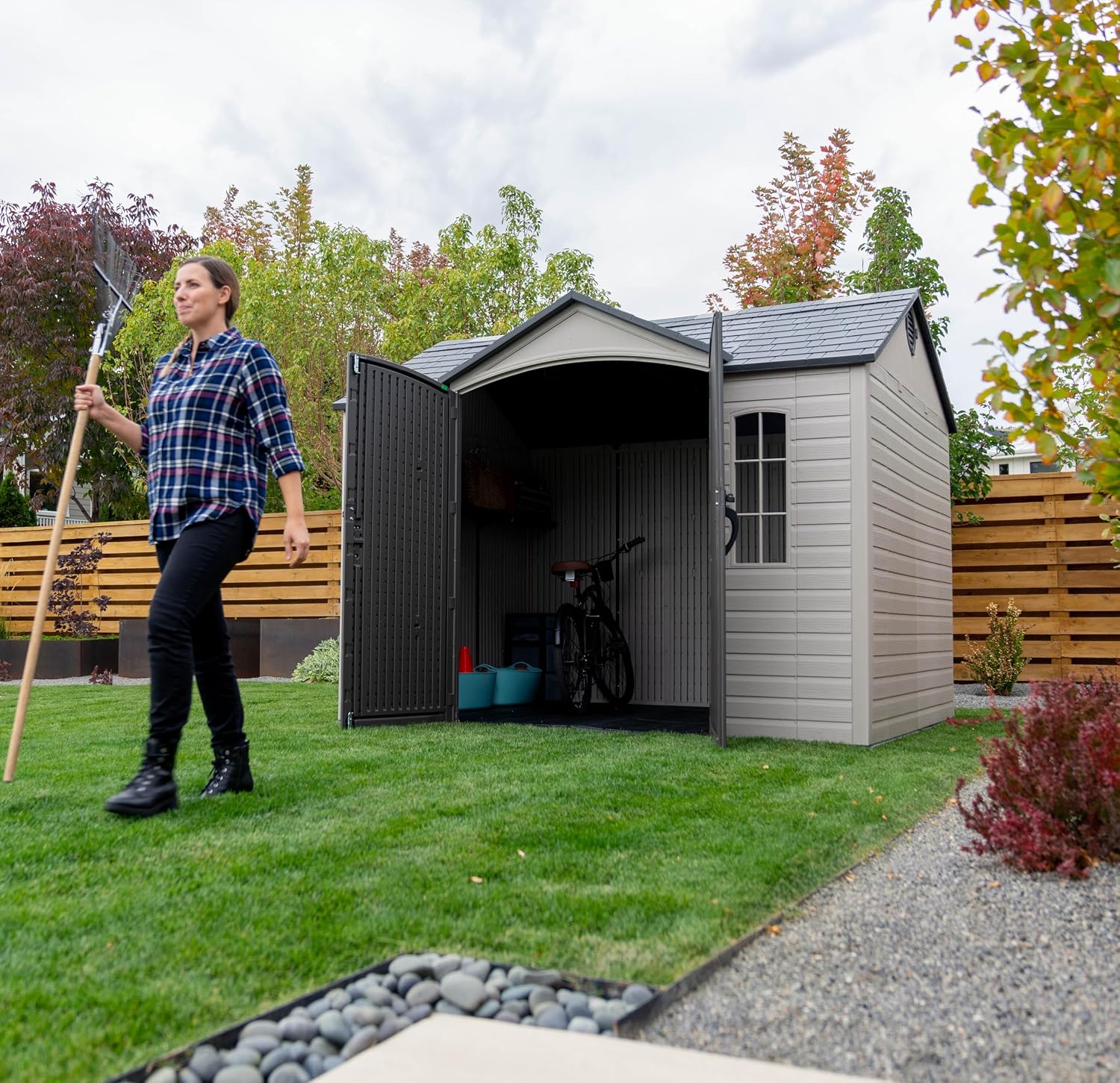 Lifetime Outdoor Storage Shed, 10 x 8 Foot