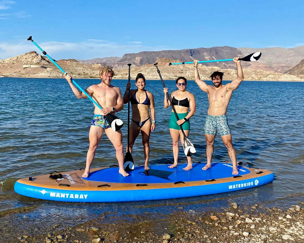 Waterkids Paddle Boards for Kids and Adults, Inflatable Stand Up Paddle Board Packages for Families
