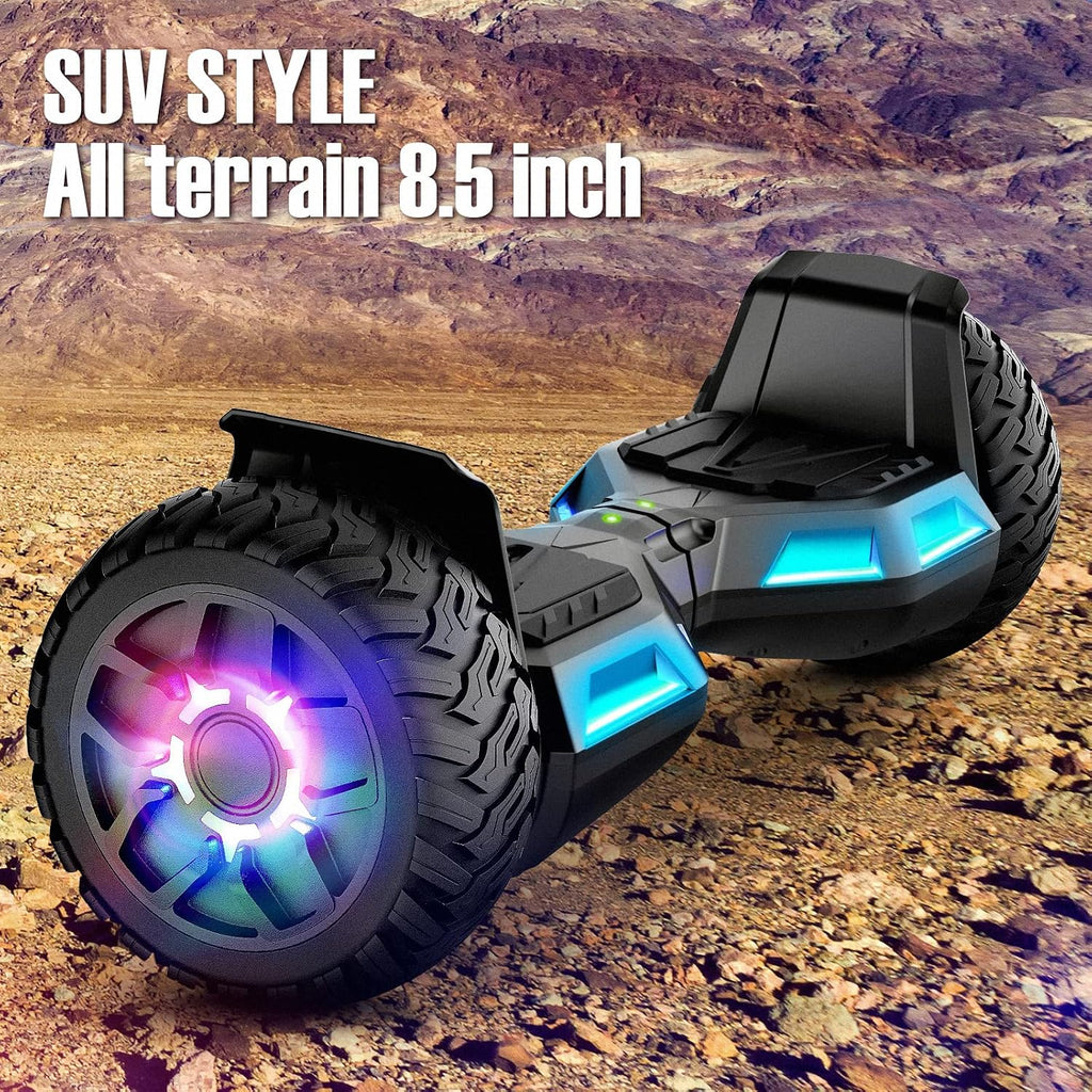 LIEAGLE Hoverboard, 6.5' Self Balancing Scooter Hover Board with Bluetooth Wheels LED Lights for Kids Adults