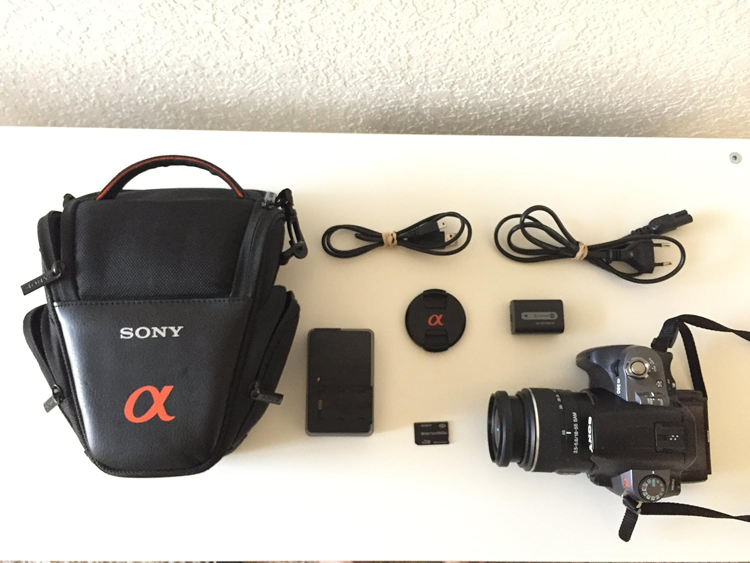 Sony Alpha A380L 14.2 MP Digital SLR Camera with Super SteadyShot INSIDE Image Stabilization and 18-55mm Lens