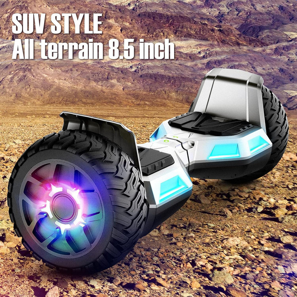 LIEAGLE Hoverboard, 6.5' Self Balancing Scooter Hover Board with Bluetooth Wheels LED Lights for Kids Adults