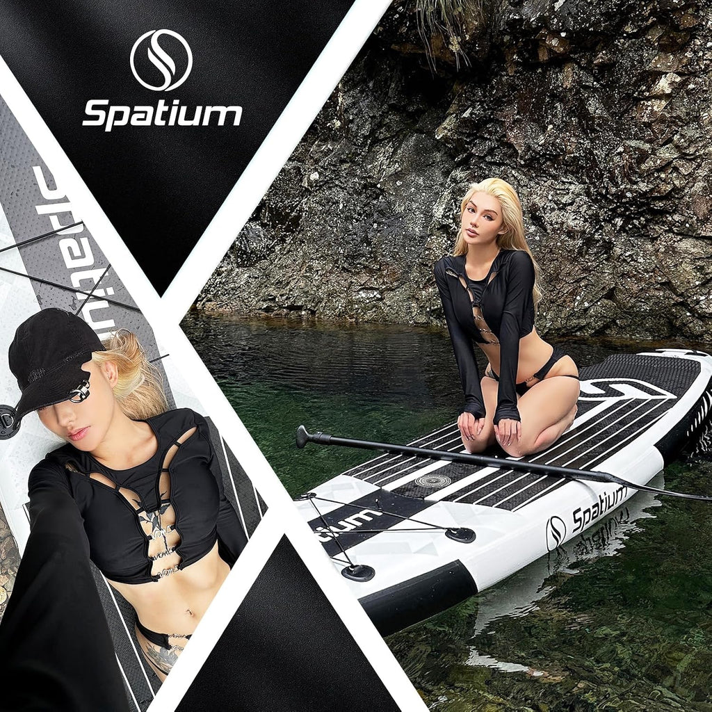 Spatium 11'5'x32' Magnetic Cup Holder Touring Paddle Board Stand Up Paddle Board for Adults,440lb Capacity SUP Board with Camera Mount for Youth & Adults of All Skill Levels