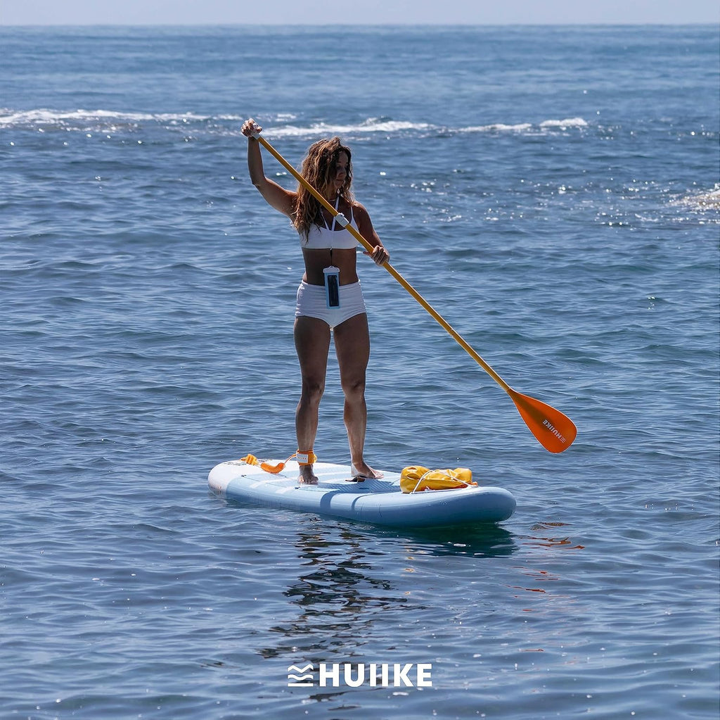 HUIIKE Inflatable Paddle Board for Adults with Accessories Included, Oar, Fins, Pump. Stand Up Paddleboard Great Stability and Resistance. 10' x 33' x 5.9', Maximum Load 286 lb