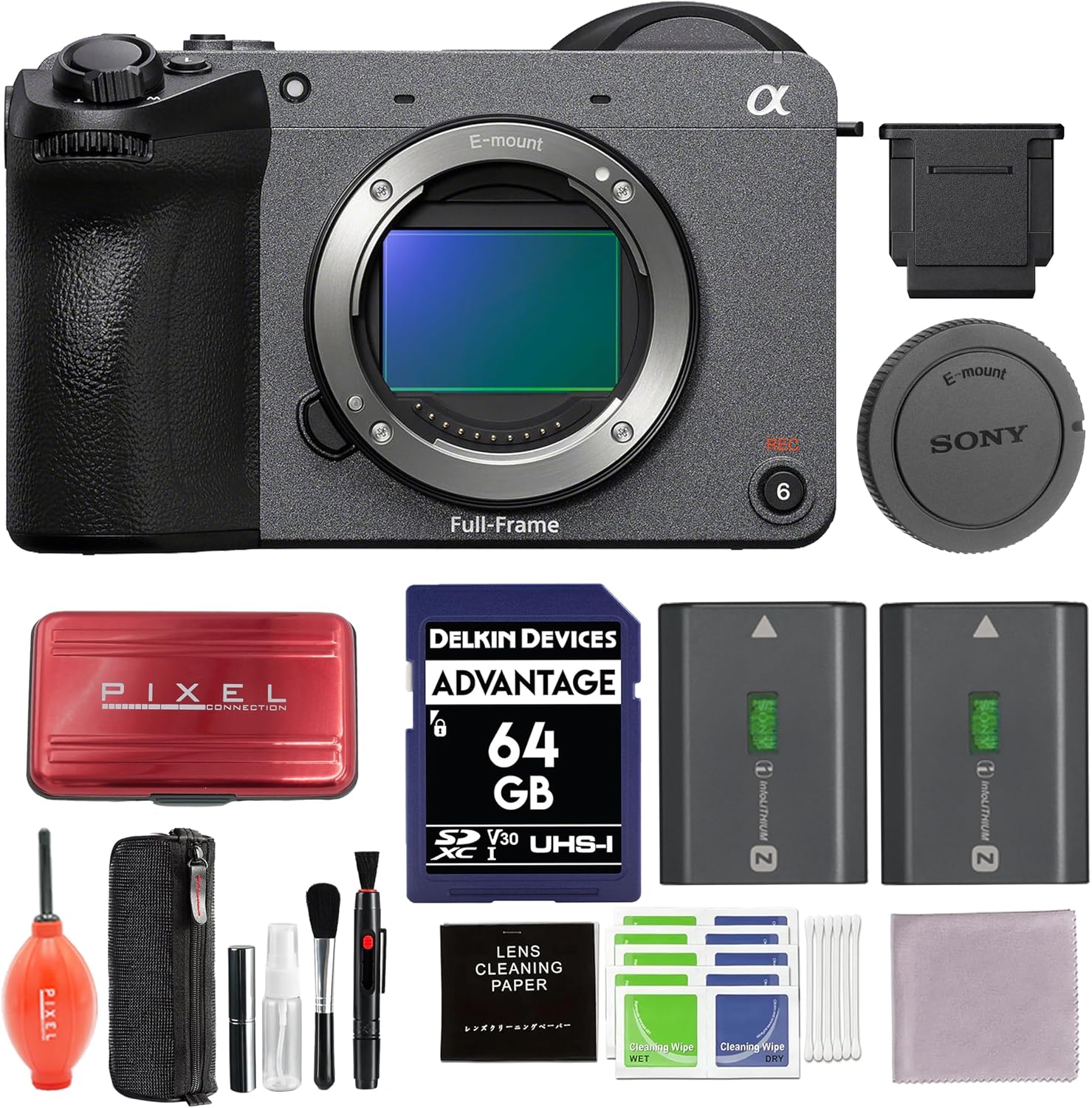 Sony FX2 Digital Cinema Camera with Extra Battery, 64GB SD Card & More Additional Accessories