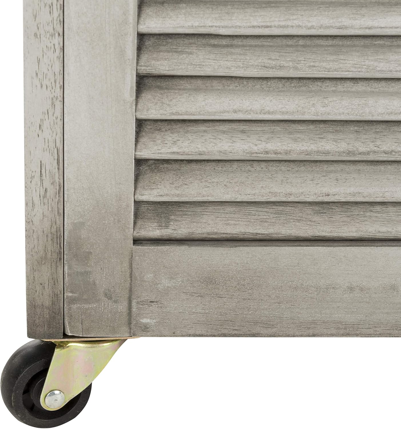 Safavieh PAT7038B Outdoor Collection Elina Grey Wash 47.2' Cushion Deck Box