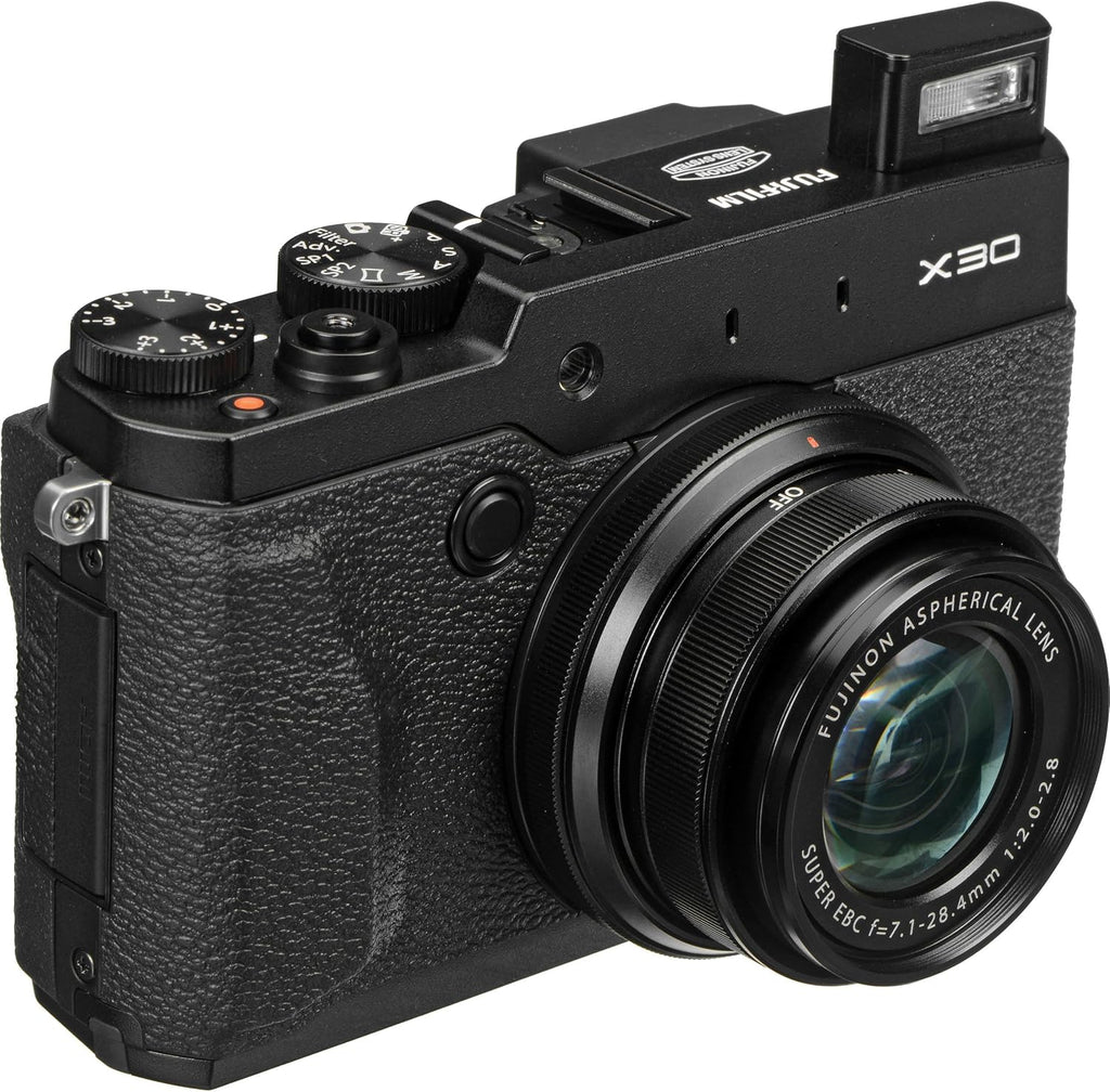 Fujifilm X30 12 MP Digital Camera with 3.0-Inch LCD (Black)