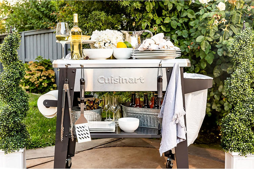 Cuisinart CPT-194 Outdoor Stainless Steel Grill Prep Table