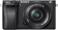 Sony Alpha a6300 Mirrorless Camera Interchangeable Lens Digital Camera with 16-50mm Power Zoom Lens - E Mount Compatible - Black (Renewed)
