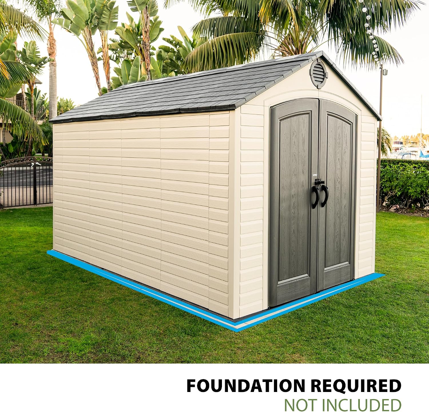 Lifetime Outdoor Storage Shed, 8 x 12.5 Foot