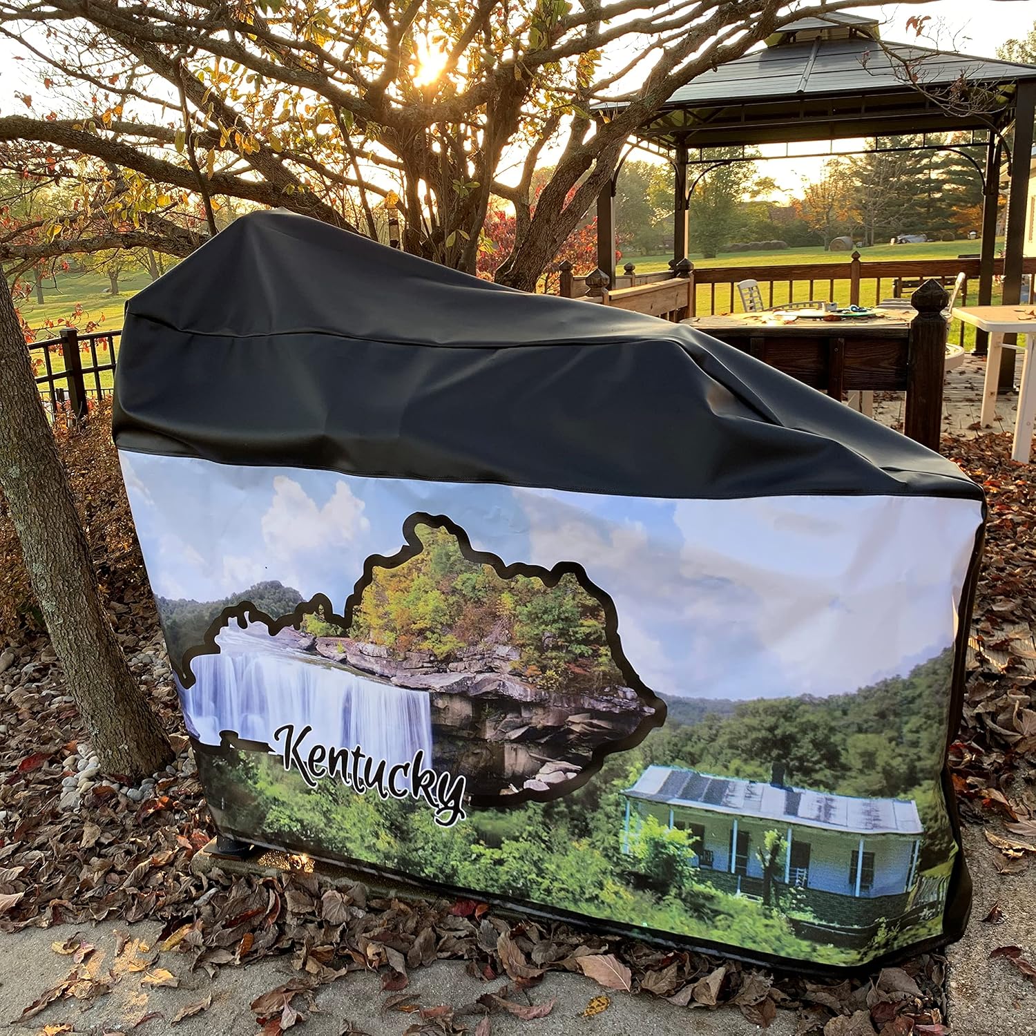 Custom Personalized BBQ Kettle Grill Cover (Kettle Cover)